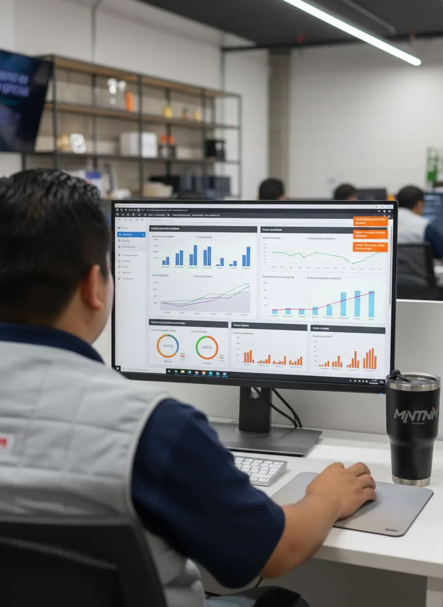 Tableros de Business Intelligence con indicadores de la flotilla